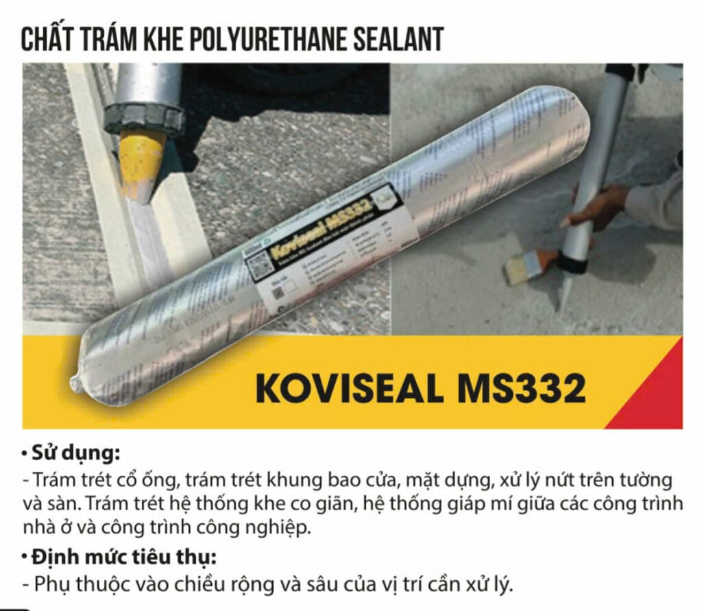 Khe tiếp giáp, cổ ống và vết nứt cần được xử lý đúng trước khi phủ lớp chống thấm chính.
