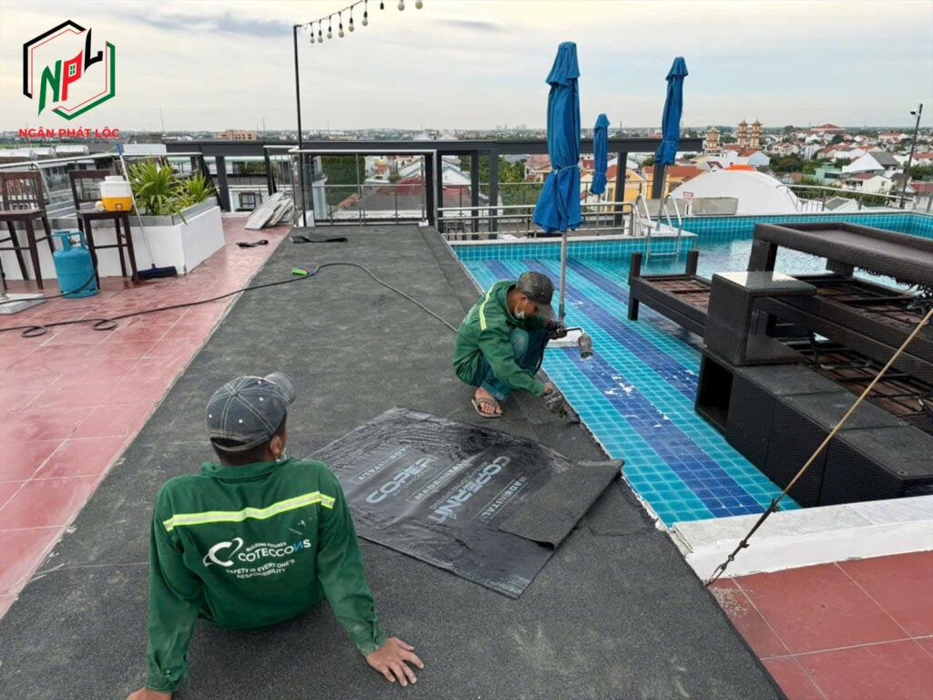 quy trình thi công chống thấm ngược vách tường bê tông và sàn móng đảm bảo kín nước tuyệt đối